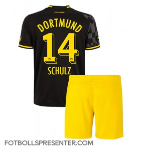 Borussia Dortmund Nico Schulz #14 Bortatröja Barn 2022-23 Kortärmad (+ korta byxor)